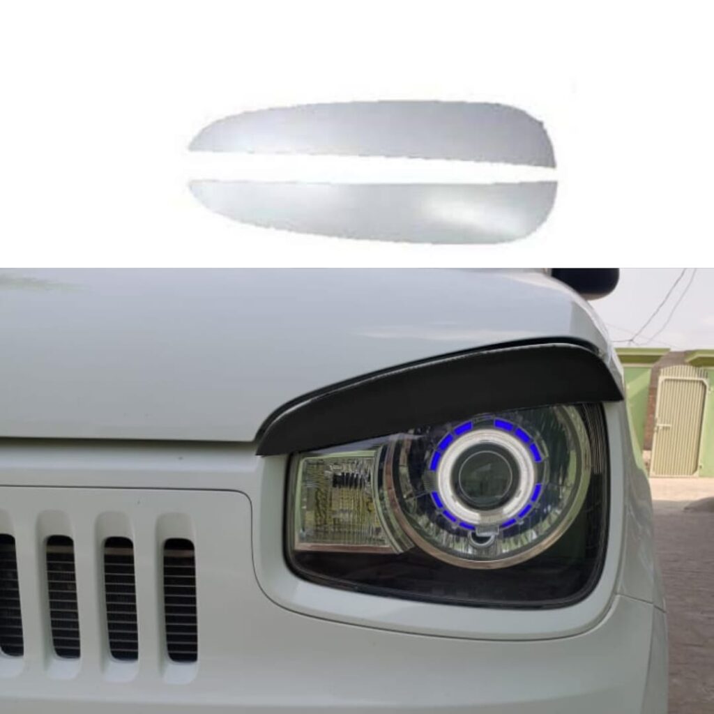 Suzuki Alto Head Light Eyelids Glasses Black 2017-24