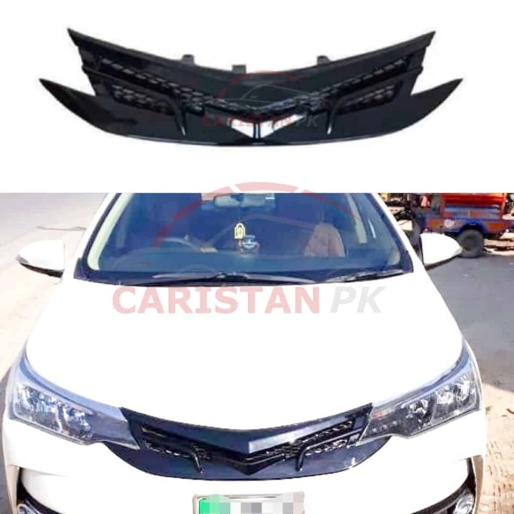 Toyota Corolla TRD Grille Gloss Black 2017-24