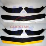 Universal Front Bumper Splitter 3 Piece In 5 Colors 6