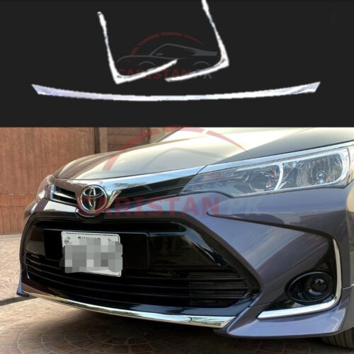 Toyota Corolla X Bumper OEM Chrome Trim 3 Piece