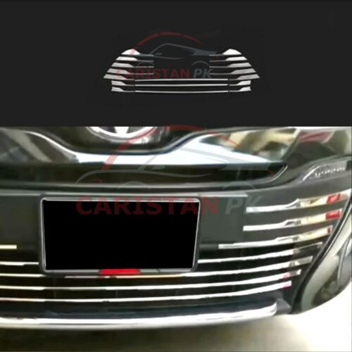 Toyota Yaris Complete Bumper Chrome Trim 11 Piece