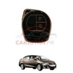 Suzuki Ciaz TPU Plastic Key Cover Black Golden