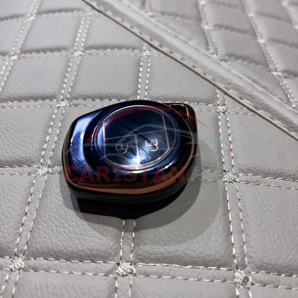 Suzuki TPU Plastic Key Cover Black Golden 1