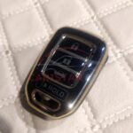 Honda City TPU Plastic Protection Key Cover Black Golden 2022 Model & Onwards 1