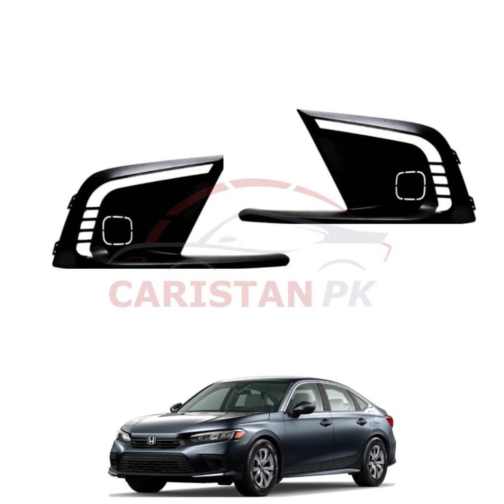 Honda Civic Fog Lamp DRL Cover 2022 Model & Onwards