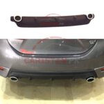 Toyota Corolla Dual Exhaust Bumper Diffuser 2014-21