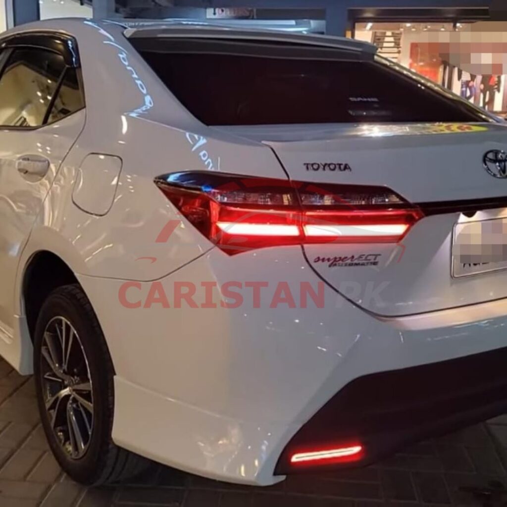 Toyota Corolla X Lava Style Reflector Brake Lamp 3
