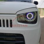 Suzuki Alto Head Light Eyelids Glasses White 2017-24 1
