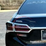 Toyota Corolla Headlight Backlight Chrome Cover Set 2017-24 2