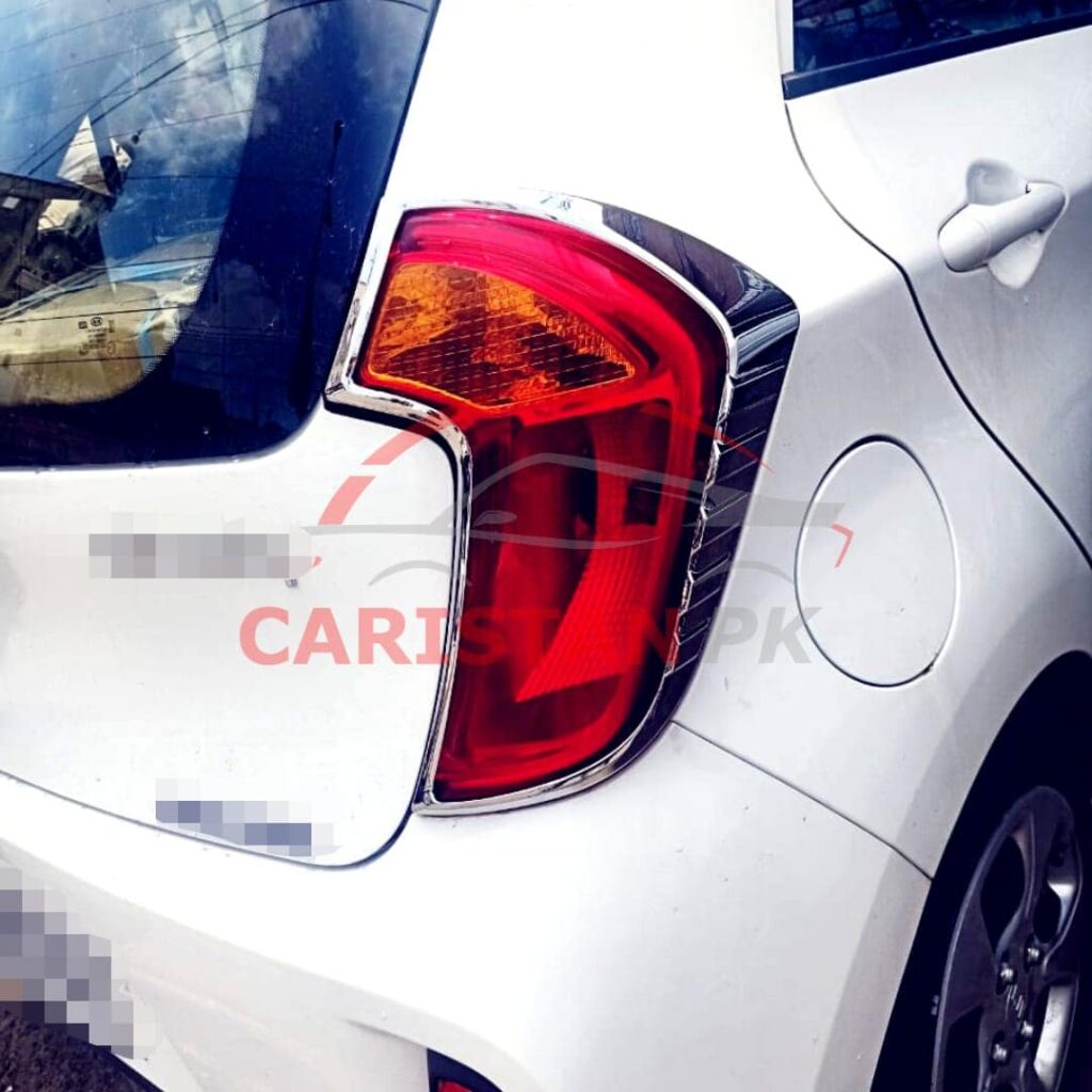 KIA Picanto Headlight Backlight Chrome Cover Set 2