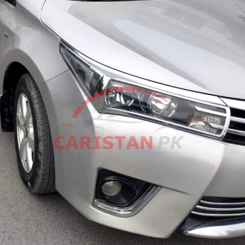 Toyota Corolla Headlight Chrome Cover 2014-16 5
