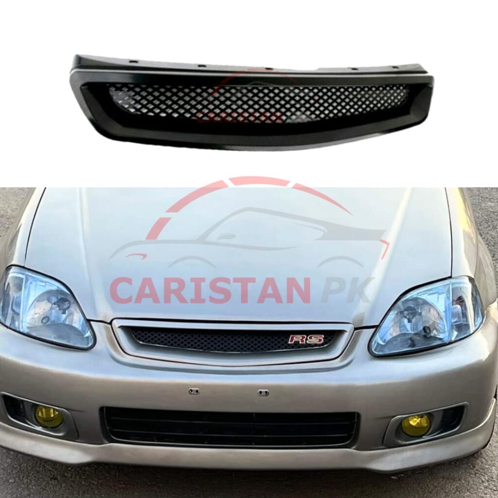 Honda Civic EK Mesh Grille Black 3