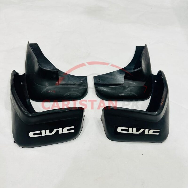 Honda Civic Mud Flaps Splash Guards Black 2001-05 2