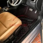 Honda City 7D Floor Mats Black With Red Stitch 2022 Model & Onwards 3