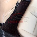 Honda City 7D Floor Mats Black With Red Stitch 2022 Model & Onwards 4