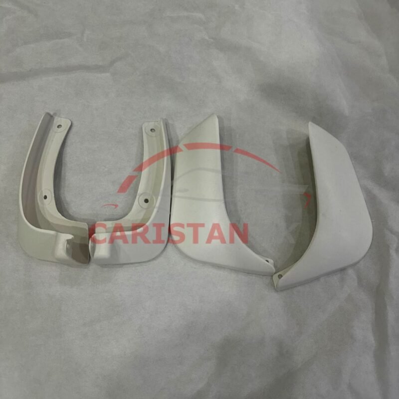Suzuki Wagon R Pakistan Variant Mud Flaps Splash Guards White 1