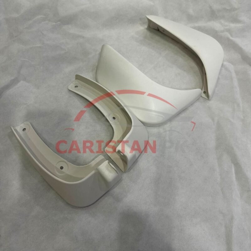Suzuki Wagon R Pakistan Variant Mud Flaps Splash Guards White 2