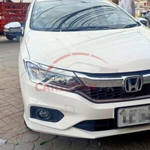 Honda City Headlight Backlight Chrome Cover Set 2022 Model & Onwards 3