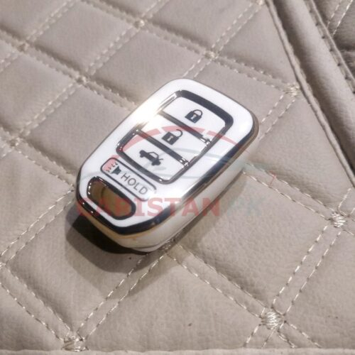 Honda City TPU Plastic Protection Key Cover White 2022 Model & Onwards 1