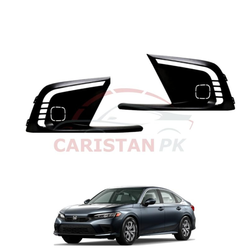 Honda Civic Fog Lamp DRL Cover 2022 Model & Onwards