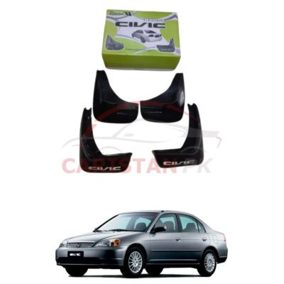 Honda Civic Mud Flaps Splash Guards Black 2001-05