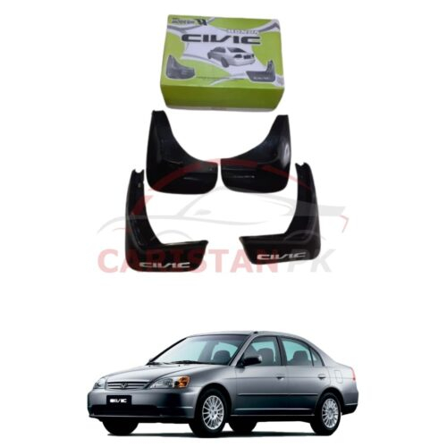 Honda Civic Mud Flaps Splash Guards Black 2001-05