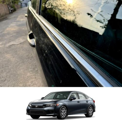 Honda Civic Window Chrome Weather Strip 2022 Model & Onwards