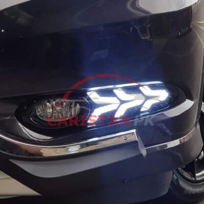 Honda Vezel V3 Arrow Style Fog Lamp DRL Cover 1