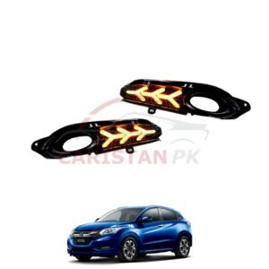 Honda Vezel V3 Arrow Style Fog Lamp DRL Cover