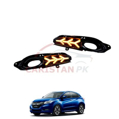 Honda Vezel V3 Arrow Style Fog Lamp DRL Cover