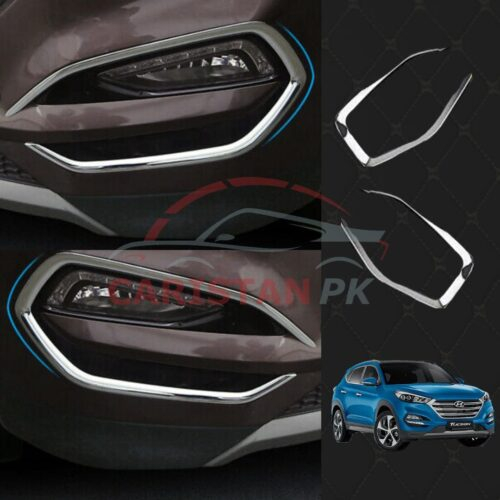Hyundai Tucson Front Fog Lamps Chrome Trim