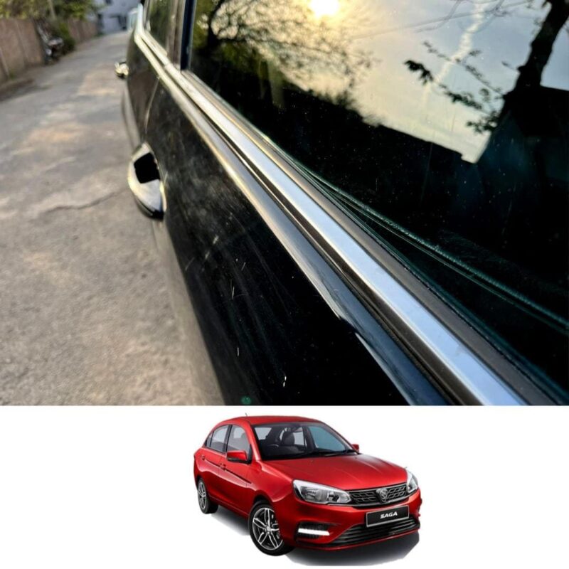 Proton Saga Window Chrome Weather Strip Proton Saga Window Chrome Weather Strip