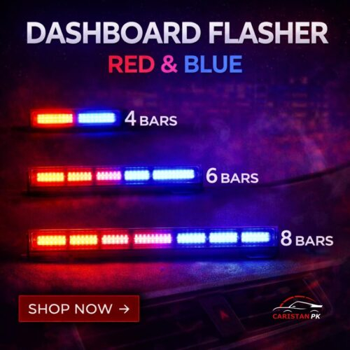Red & Blue LED Flasher Light