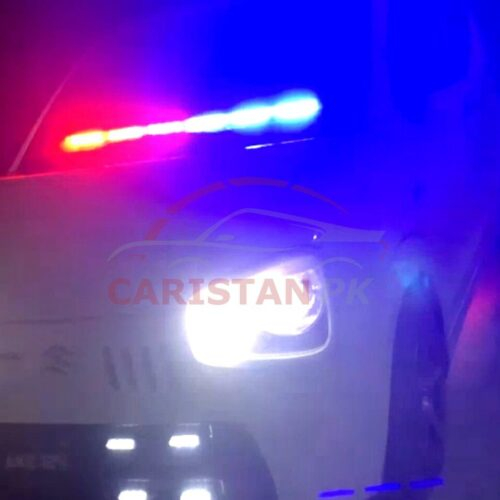 Red & Blue Neon Flasher Light 6 Bar