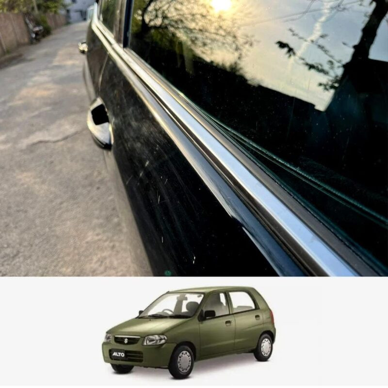 Suzuki Alto Window Chrome Weather Strip 2000-08 Suzuki Alto Window Chrome Weather Strip 2000-08