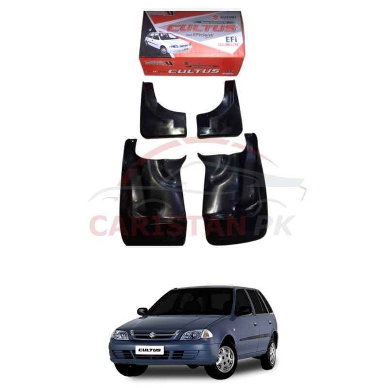 Suzuki Cultus Mud Flaps Splash Guards Black 2002-16 Suzuki Cultus Mud Flaps Splash Guards Black 2002-16