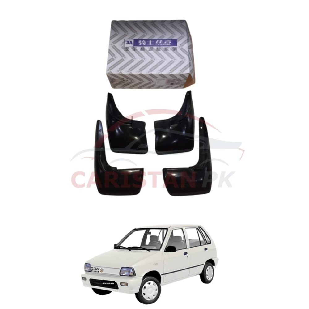 Suzuki Mehran Mud Flaps Splash Guards Black