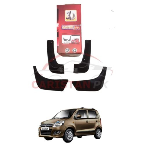 Suzuki Wagon R Pakistan Variant Mud Flaps Splash Guards Black