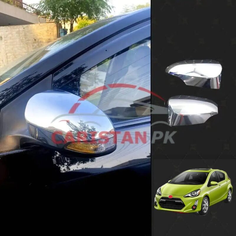 Toyota Aqua Chrome Side Mirror Cover 2017-22 Toyota Aqua Chrome Side Mirror Cover 2017-22