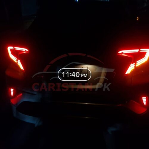 Toyota CHR Lava Brake Bumper Reflector Light 4