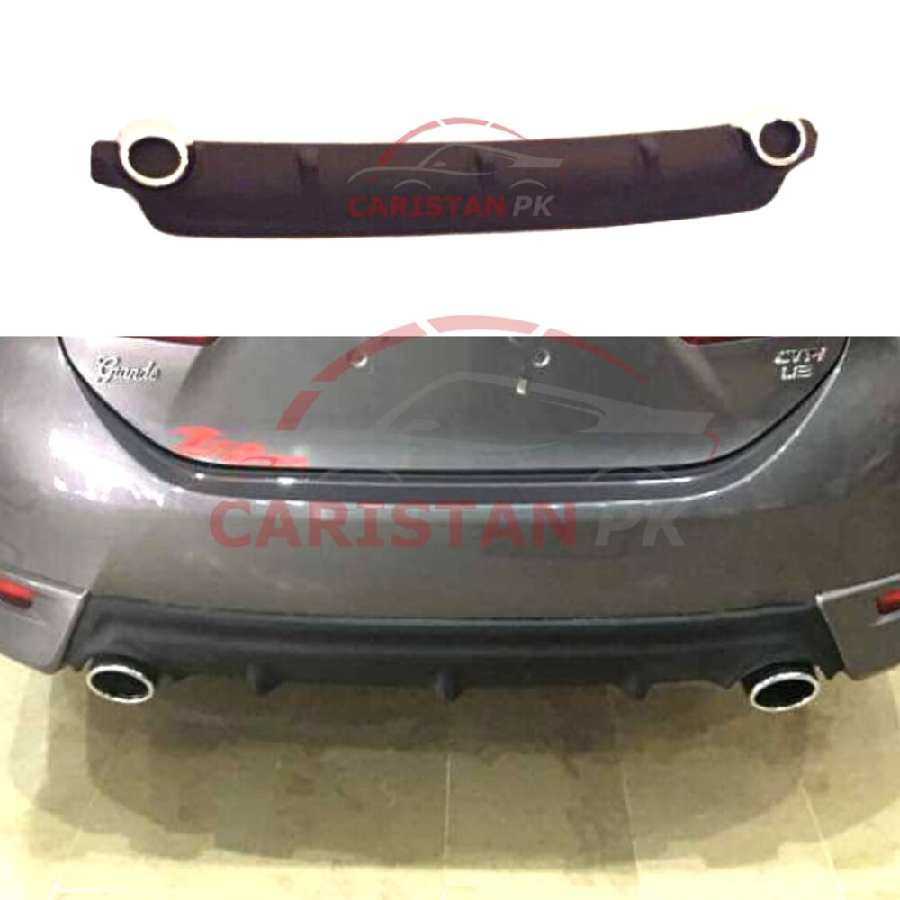 Toyota Corolla Dual Exhaust Bumper Diffuser 2014-21