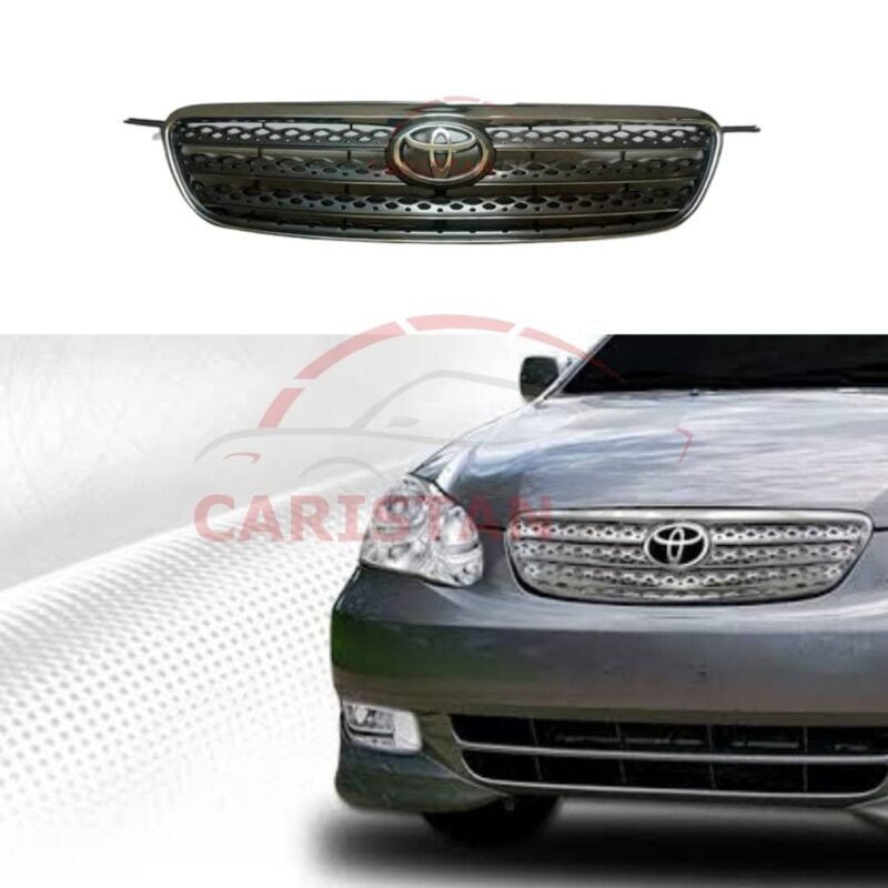 Toyota Corolla Mesh Grille Chrome 2002-2008 Toyota Corolla Mesh Grille Chrome 2002-2008