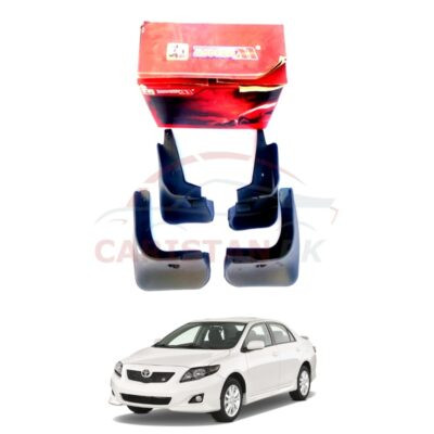 Toyota Corolla Mud Flaps Splash Guards Black 2009-10 Model