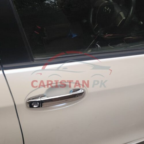 Toyota Vitz Chrome Door Handle Covers Design A 2011-16 4