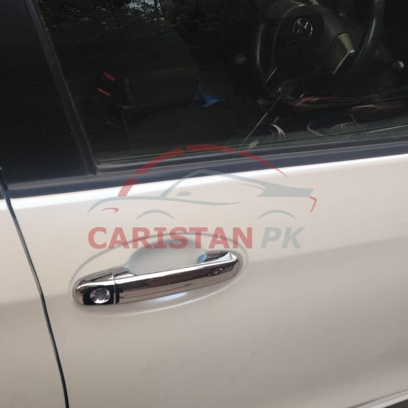 Toyota Vitz Chrome Door Handle Covers Design A 2011-16 4