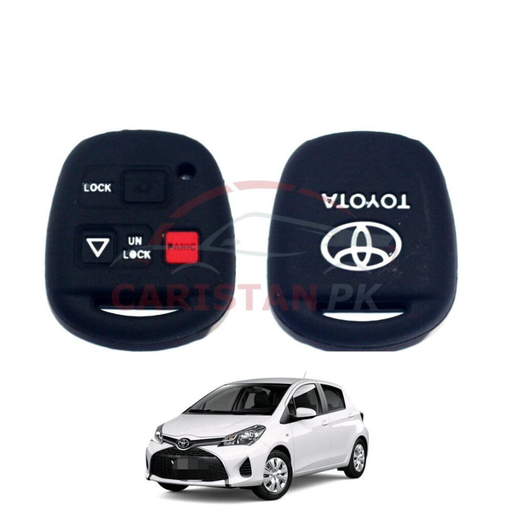 Toyota Vitz Silicone PVC Key Cover Design A 2017-23