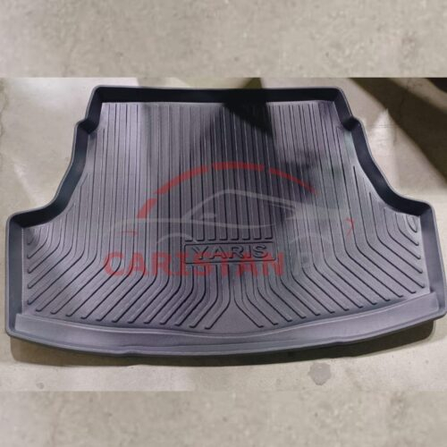 Toyota Yaris PVC Trunk Mat Black 1