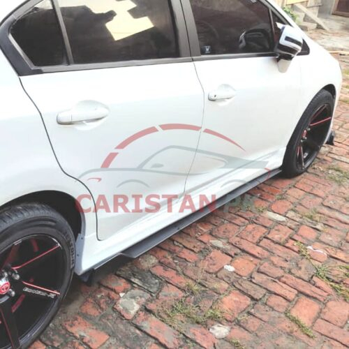 Universal ABS Plastic Side Skirt Canard 2