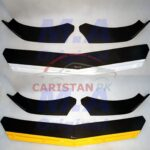 Universal Front Bumper Splitter 3 Piece In 5 Colors 6