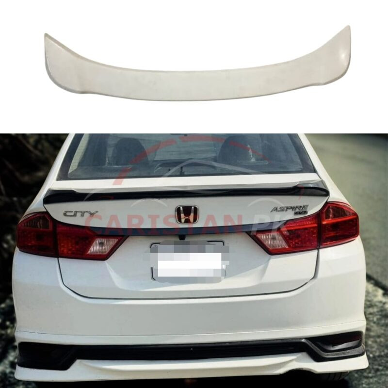 Unpainted Honda City Spoiler ABS Plastic 2022 Model & Onwards Unpainted Honda City Spoiler ABS Plastic 2022 Model & Onwards